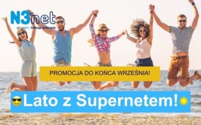 Przedłużamy Promocję „Lato z Supernetem” do końca września!